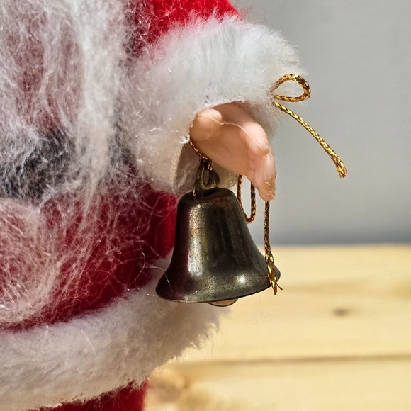 Vintage Santa Claus Wind-Up Musical Doll Christmas Holiday Decoration - Picture 4 of 10